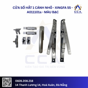 Cửa Sổ Hất 1 Cánh Nhỏ - Nhôm Xingfa 55 - A011101 (Combo)