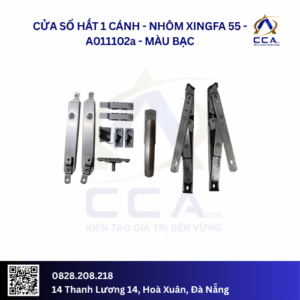 Cửa Sổ Hất 1 Cánh - Nhôm Xingfa 55 - A011102 (Combo)
