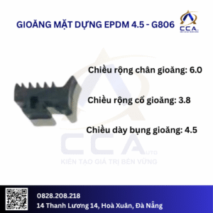 Gioăng mặt dựng EPDM 4.5- kg Cuộn