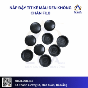 Nắp đậy tít kê màu đen không chân fi10- Chiếc Túi