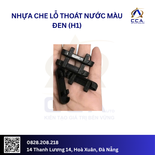 Nhựa che lỗ thoát nước màu đen (H1)- Cái Túi