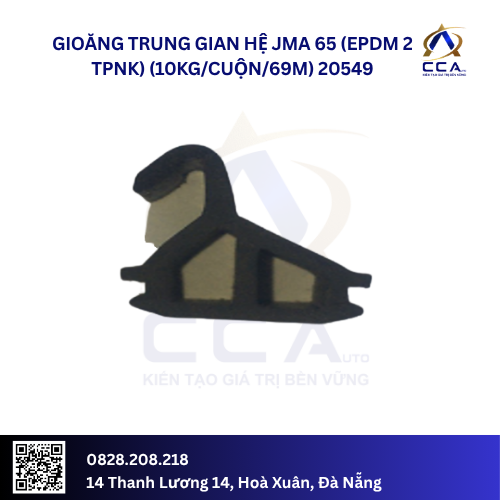 Gioăng Trung Gian Hệ JMA 65 (epdm 2 Tpnk) (10kg/cuộn/69m) 20549 (kg) - G3JMA65 - Ảnh 2