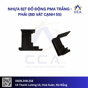 Nhựa bịt đố động PMA trắng - phải (BĐ vát cạnh 55) (Chiếc)