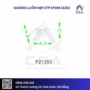 Gioăng luồn nẹp 2TP EPDM 21353- kg Cuộn