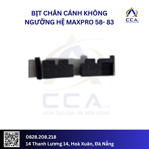Bịt chân cánh không ngưỡng hệ maxpro 58- 83 (Cặp)