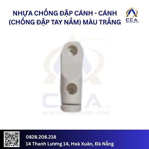 Nhựa chống đập cánh - cánh (chống đập tay nắm) màu trắng (Cái)