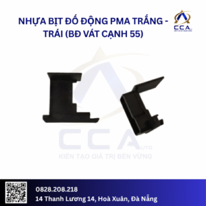 Nhựa bịt đố động PMA trắng - trái (BĐ vát cạnh 55) (Chiếc)