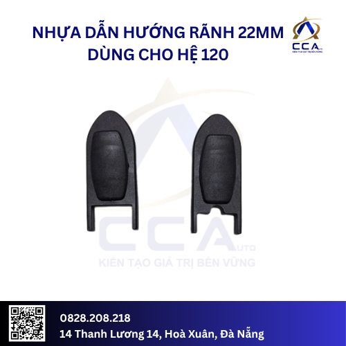 Nhựa dẫn hướng rãnh 22MM dùng cho hệ 120 (Cặp)
