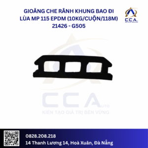 Gioăng che rãnh khung bao đi lùa MP 115 EPDM (10kg/cuộn/118m) 21426- kg Cuộnm