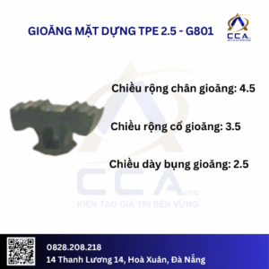 Gioăng mặt dựng TPE 2.5- kg Cuộn