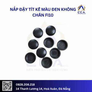 Nắp đậy tít kê màu đen không chân fi10- Chiếc Túi