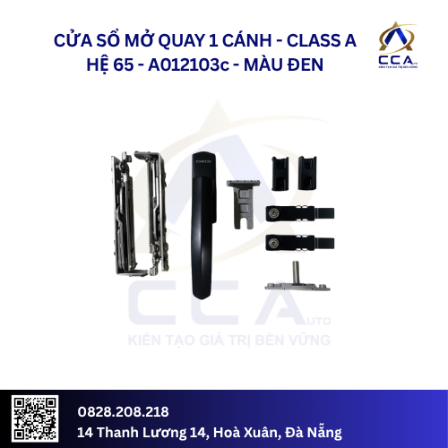 Cửa Sổ Mở Quay 1 Cánh - Class A Hệ 65 - A012103 - (Combo) - Ảnh 3