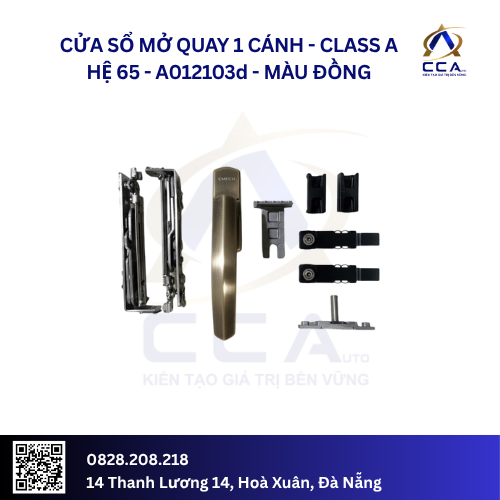 Cửa Sổ Mở Quay 1 Cánh - Class A Hệ 65 - A012103 - (Combo) - Ảnh 4