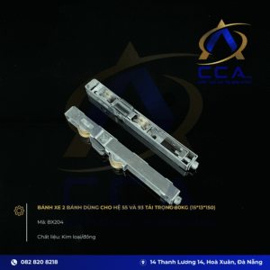 Bánh Xe 2 Bánh Dùng cho Hệ 55 và 93 Tải Trọng 80 Kg (15*13*150) (cái) - BX204