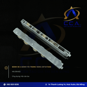 Bánh Xe 4 Bánh Tải Trọng 150 Kg (15*24*240) (cái) - BX402