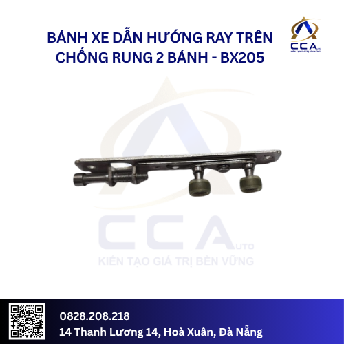 Bánh xe dẫn hướng ray trên chống rung 2 bánh (Cái)