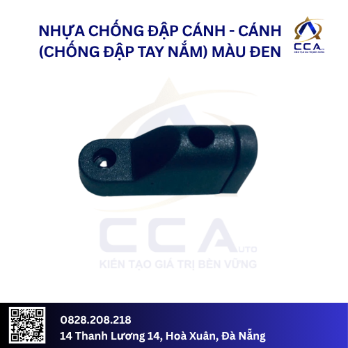 Nhựa chống đập cánh - cánh (chống đập tay nắm) màu đen (Cái)