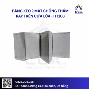 Băng keo 2 mặt chống thấm ray trên cửa lùa (Túi)