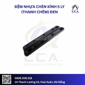 Đệm nhựa chèn kính 5 ly (thanh chêm) đen 70 cái/kg (kg)