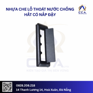 Nhựa che lỗ thoát nước chống hắt có nắp đậy (Cái)
