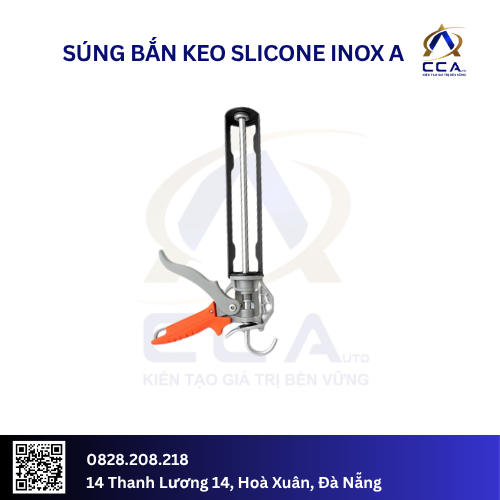 Súng bắn keo slicone inox A (Cái)