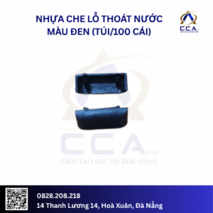 Nhựa che lỗ thoát nước màu đen (túi/100 cái) (Túi)