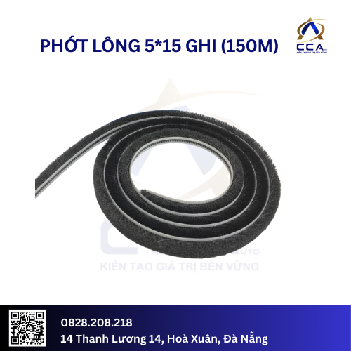 Phớt lông 5*15 ghi (150m) (Cuộn)