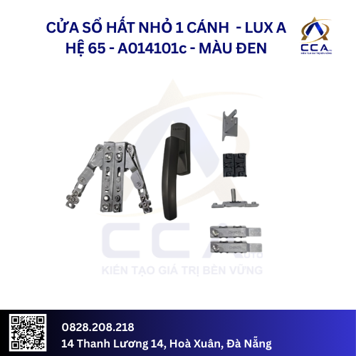 Cửa Sổ Hất Nhỏ 1 Cánh - Lux A Hệ 65 - A014101 - (Combo) - Ảnh 3