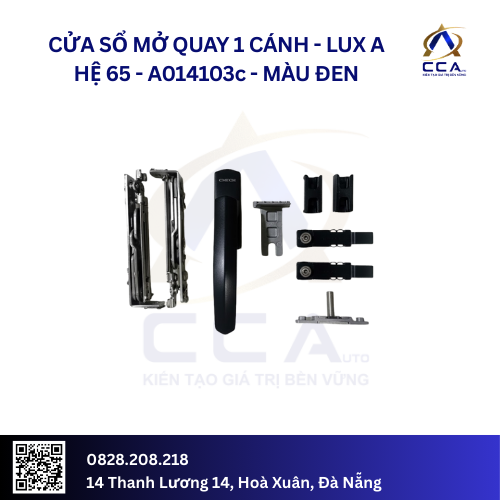 Cửa Sổ Mở Quay 1 Cánh - Lux A Hệ 65 - A014103 - (Combo) - Ảnh 4