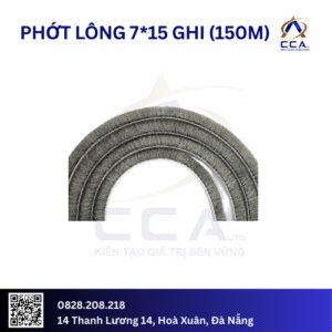 Phớt lông 7*15 ghi (150m) (Cuộn)