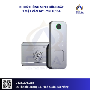 Khoá Thông Minh Cổng Sắt Mặt 1 Vân Tay - Y3LK0154
